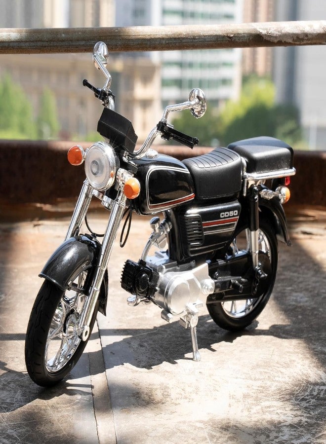 ماياترا نموذج دراجة نارية ماياترا CD50 مصبوب من المعدن، أسود، نسخة طبق الأصل قابلة للتحصيل بمقياس 1:12، طراز كلاسيكي عتيق - Image 4